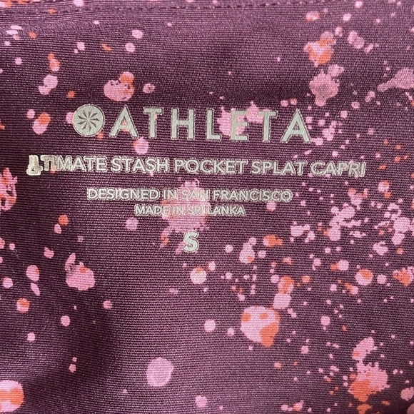 Athleta Ultimate Stash Pocket Splat Capri - Picture 6 of 8